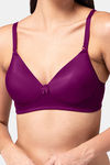 Tweens Padded Non Wired Full Coverage T-Shirt Bra - Dark Purple — thumbnail 5